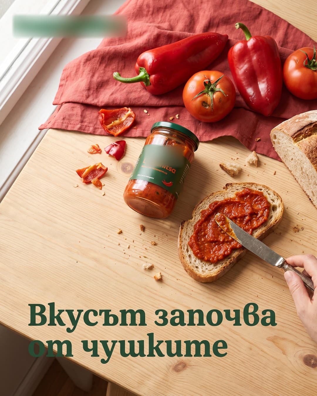 Ad creative, Feed · 4:5: "The taste starts with the peppers"