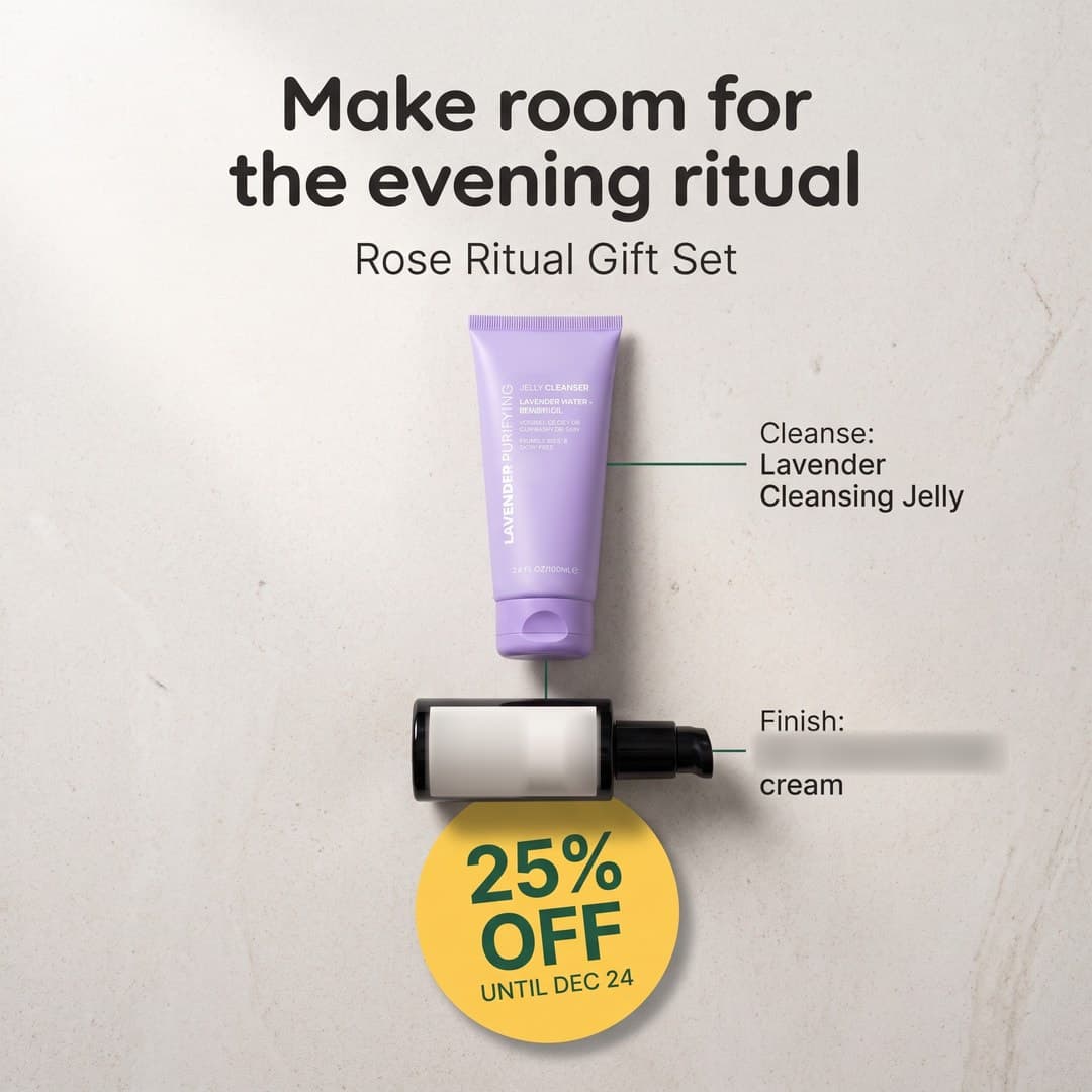 Ad creative, Feed · 1:1: "Make room for the evening ritual"